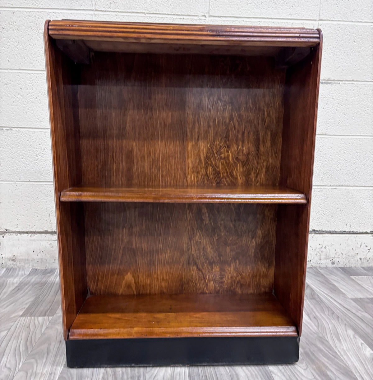 Vintage Art Deco Waterfall Style Oak Bookcase