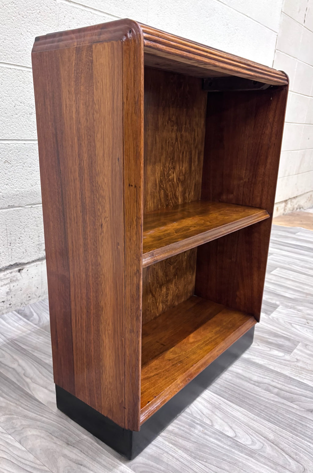 Vintage Art Deco Waterfall Style Oak Bookcase