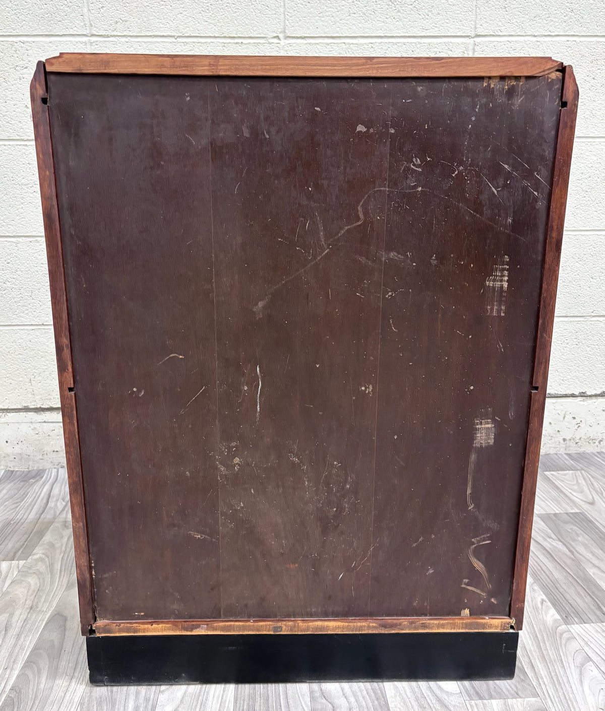 Vintage Art Deco Waterfall Style Oak Bookcase