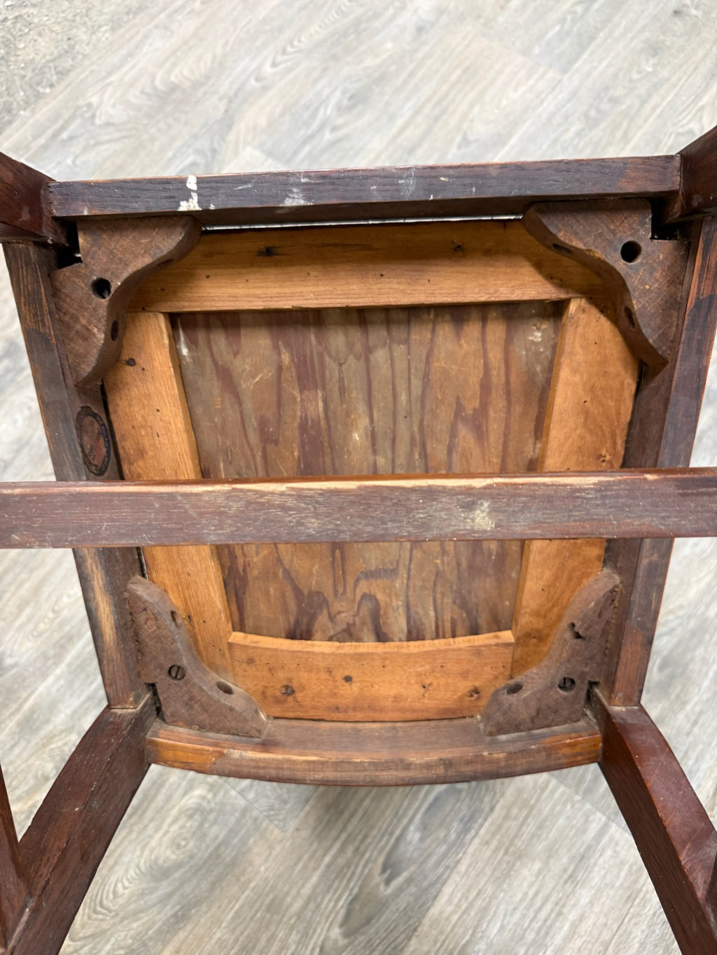 Antique Michigan Chair Company Arts & Crafts Mission Dining Chairs - Pair