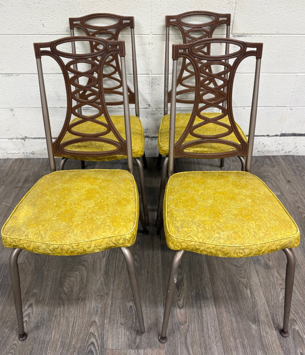 Vintage Brody Seating Company Mid Century Modern Dining Chairs - Set of 4