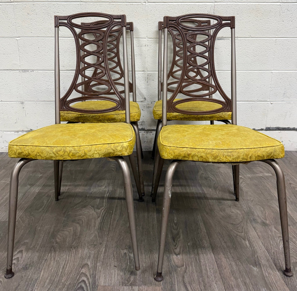 Vintage Brody Seating Company Mid Century Modern Dining Chairs - Set of 4