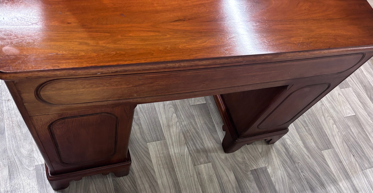 VTG Davis Cabinet Co Lillian Russell Style Black Walnut Executive Writing Desk