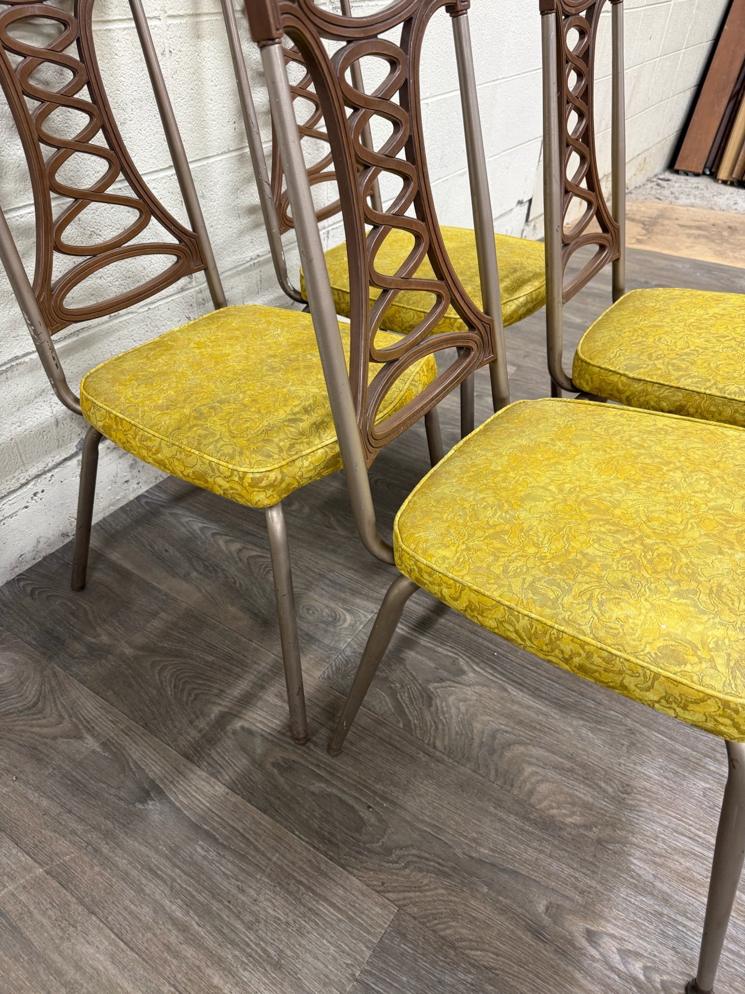 Vintage Brody Seating Company Mid Century Modern Dining Chairs - Set of 4