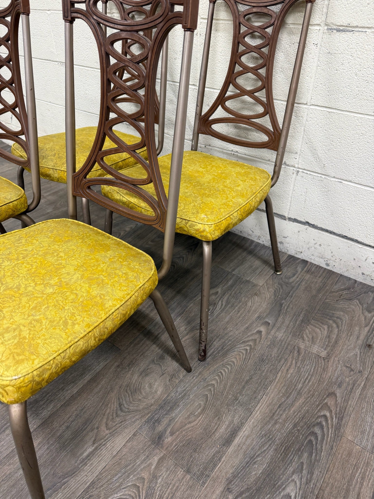 Vintage Brody Seating Company Mid Century Modern Dining Chairs - Set of 4