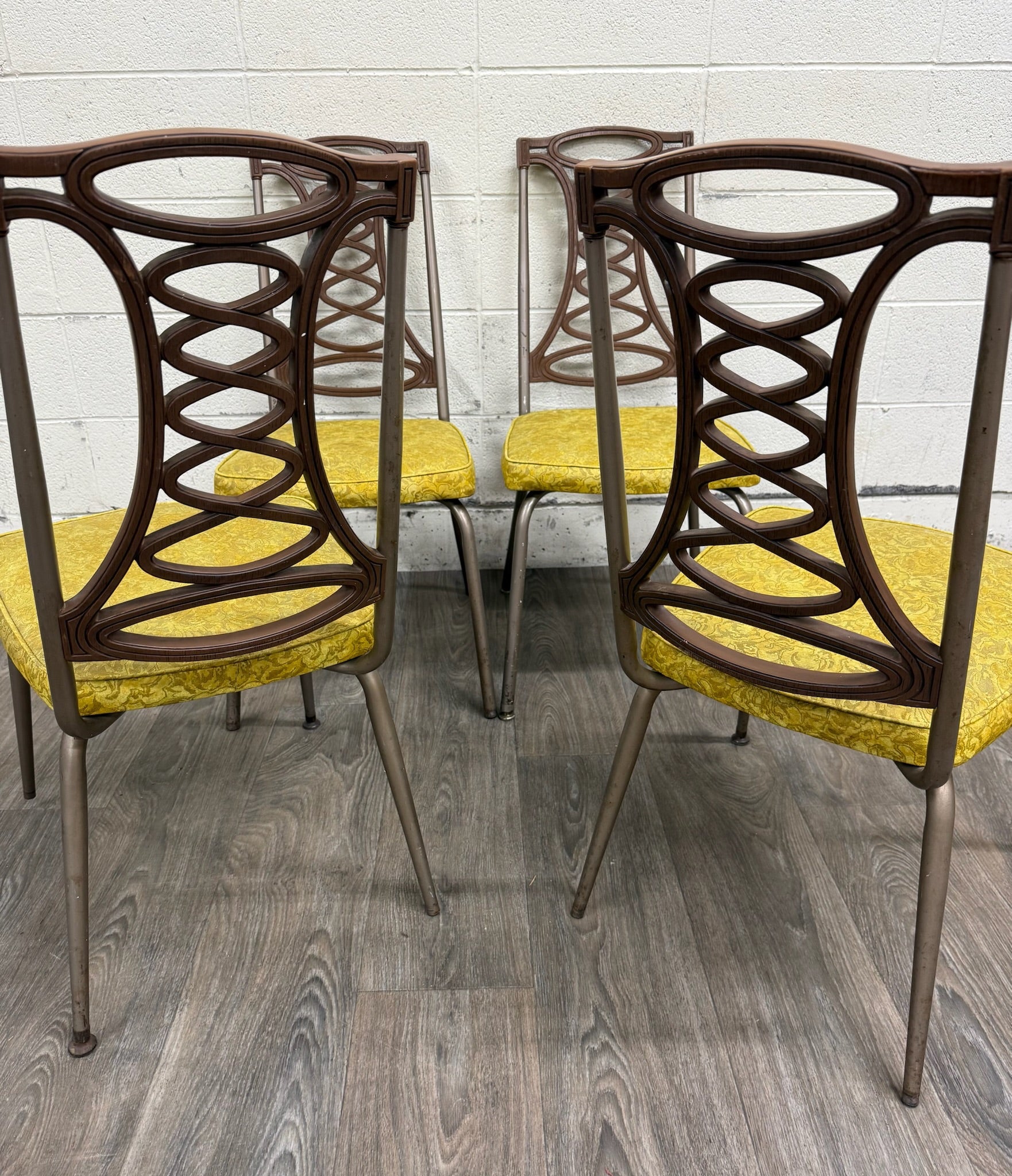 Vintage Brody Seating Company Mid Century Modern Dining Chairs - Set of 4