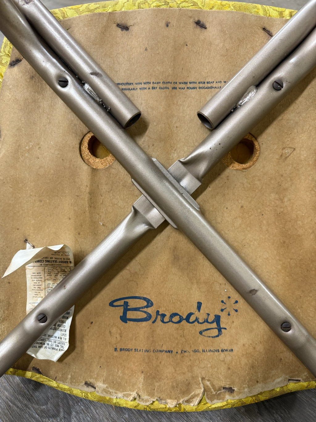 Vintage Brody Seating Company Mid Century Modern Dining Chairs - Set of 4