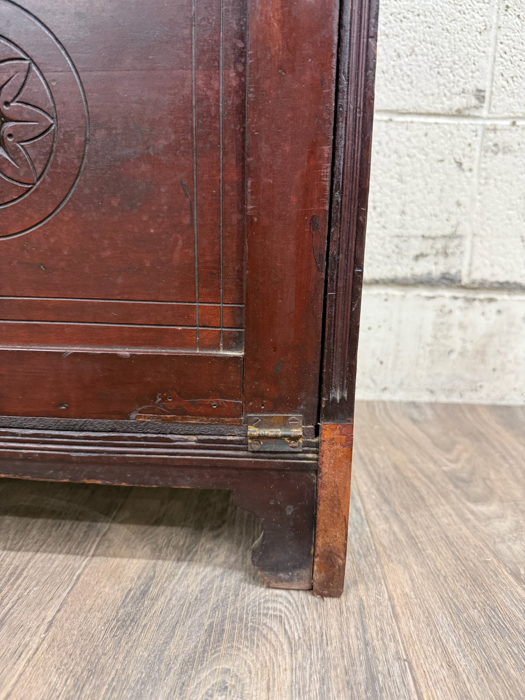 Antique Victorian Eastlake Aesthetic Movement Bedside Cabinet