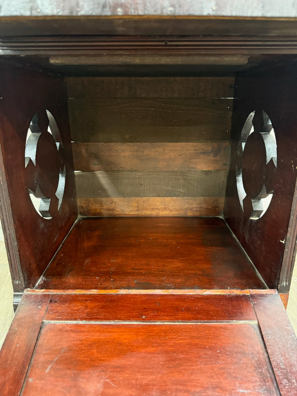 Antique Victorian Eastlake Aesthetic Movement Bedside Cabinet