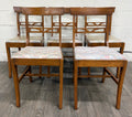 Antique American Quarter Sawn Oak Dining Chairs - Set of 5