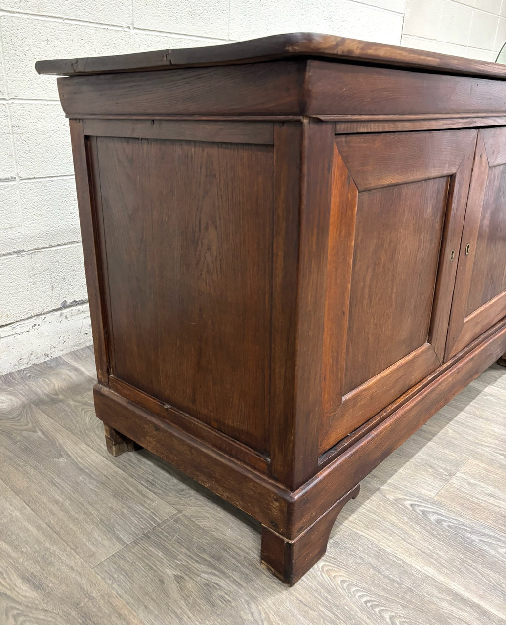 Antique 18th Century Country French French Provincial Dough Bin Cabinet Kneader