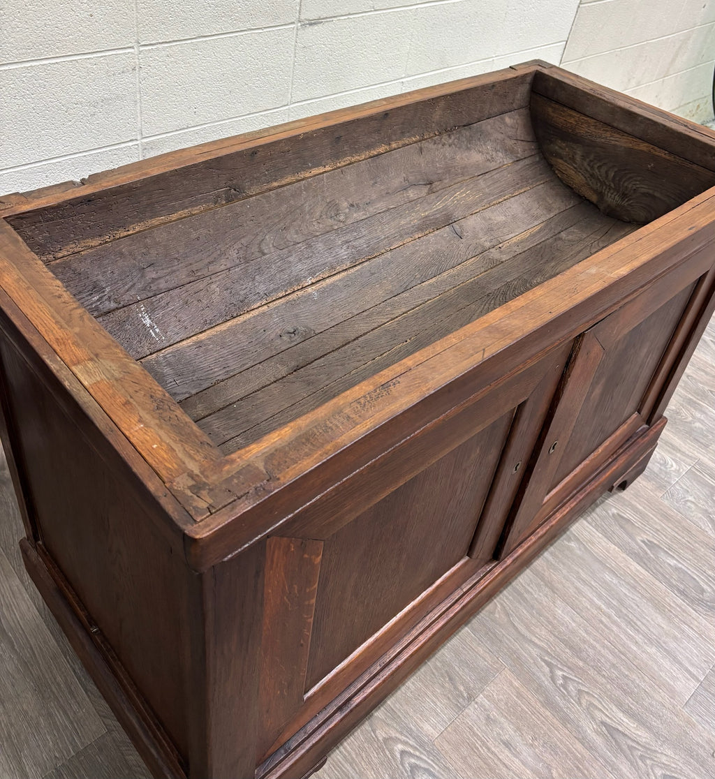Antique 18th Century Country French French Provincial Dough Bin Cabinet Kneader