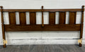 Vintage King Size Traditional Federal Style Raised Recessed Panel Headboard