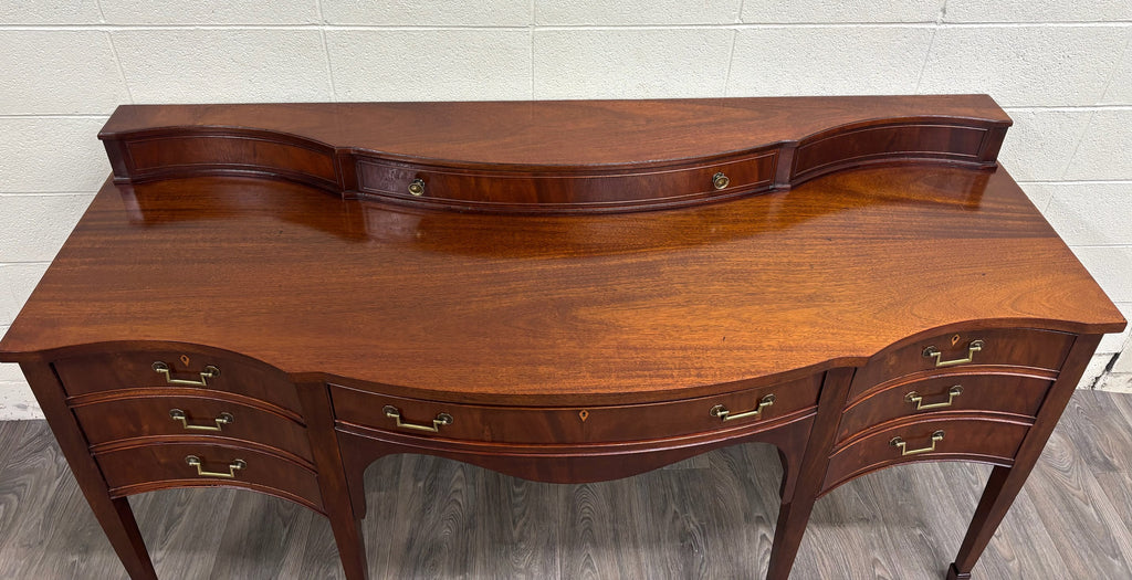 Vintage Federal Georgian George III Hepplewhite Style Mahogany Writing Desk
