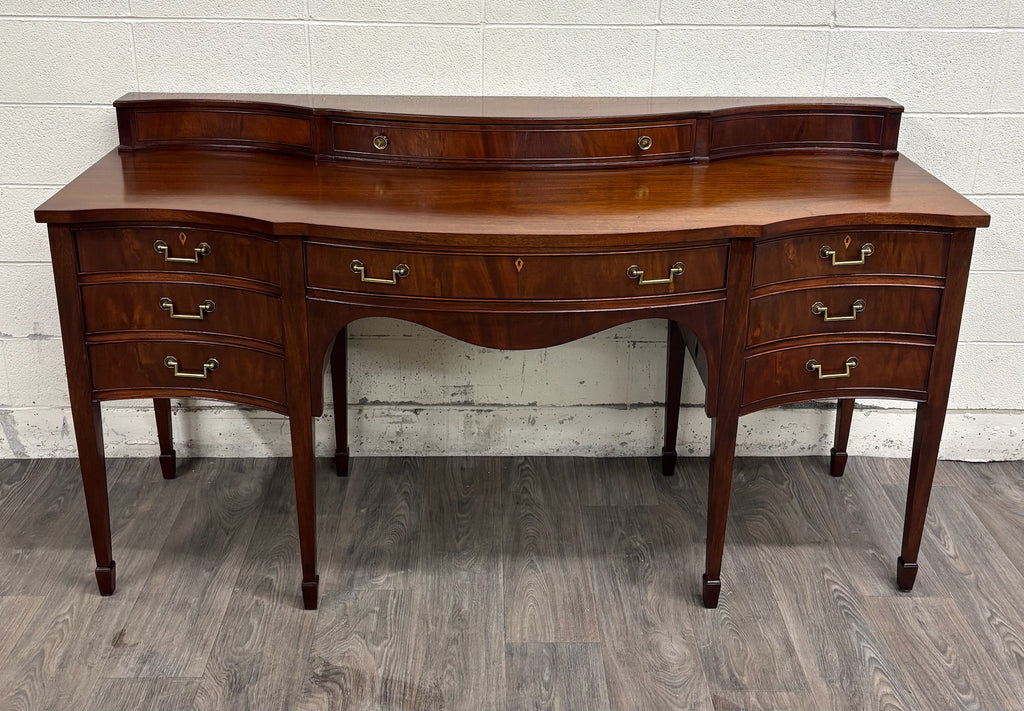 Vintage Federal Georgian George III Hepplewhite Style Mahogany Writing Desk