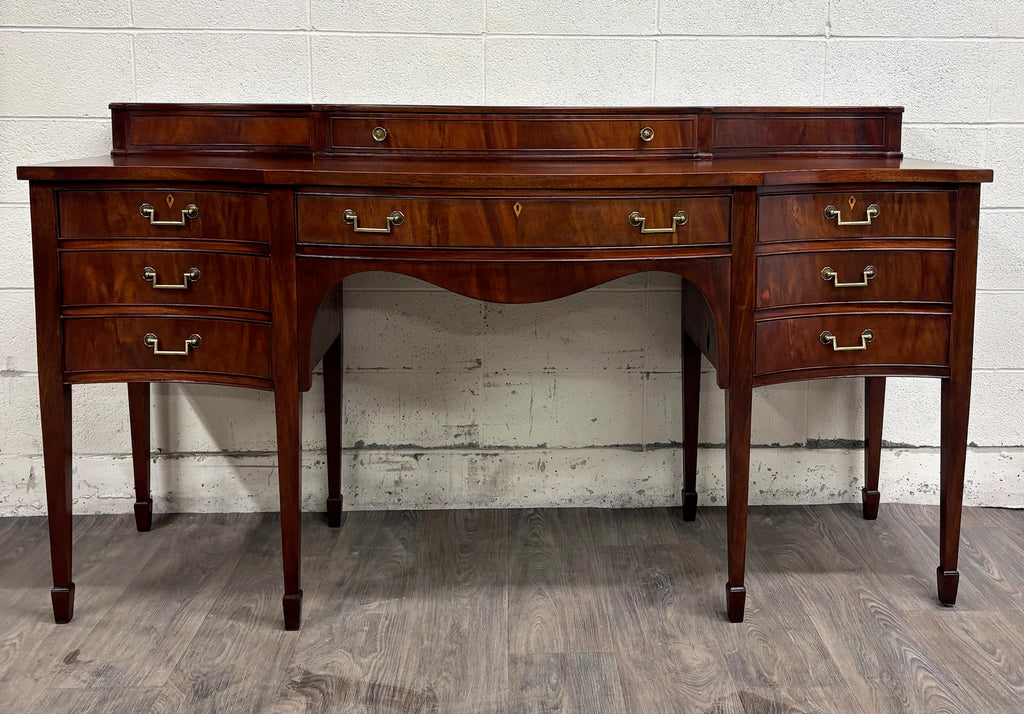 Vintage Federal Georgian George III Hepplewhite Style Mahogany Writing Desk