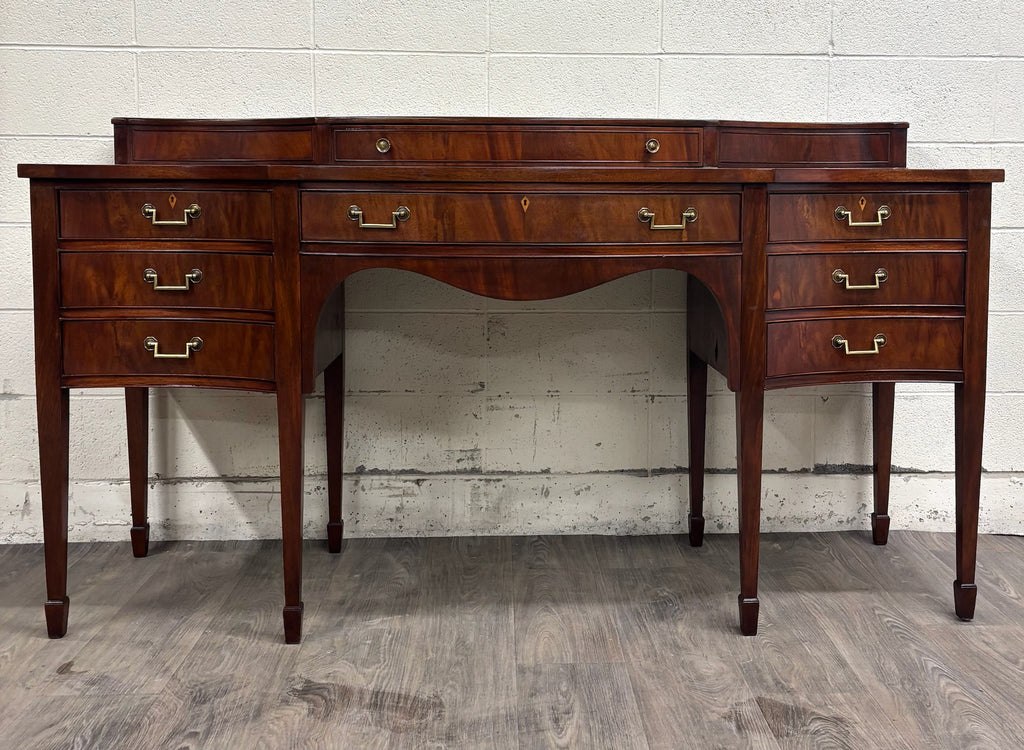 Vintage Federal Georgian George III Hepplewhite Style Mahogany Writing Desk