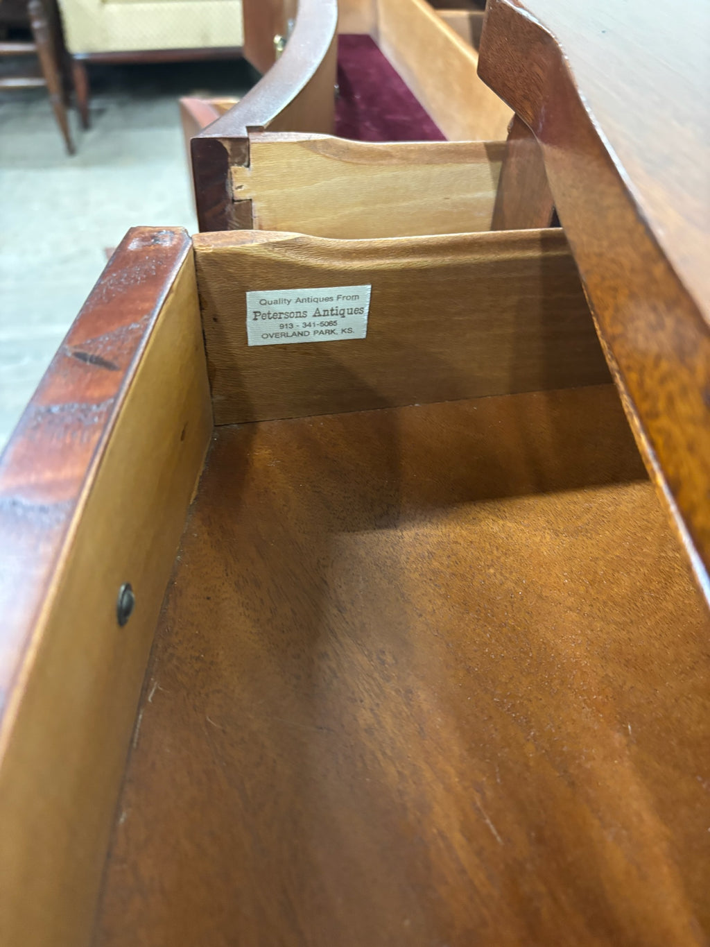 Vintage Federal Georgian George III Hepplewhite Style Mahogany Writing Desk