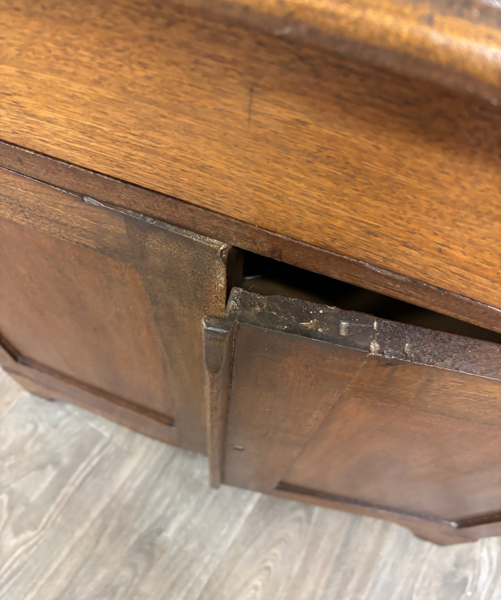 Antique 19th Century Primitive Walnut Dry Sink Washstand