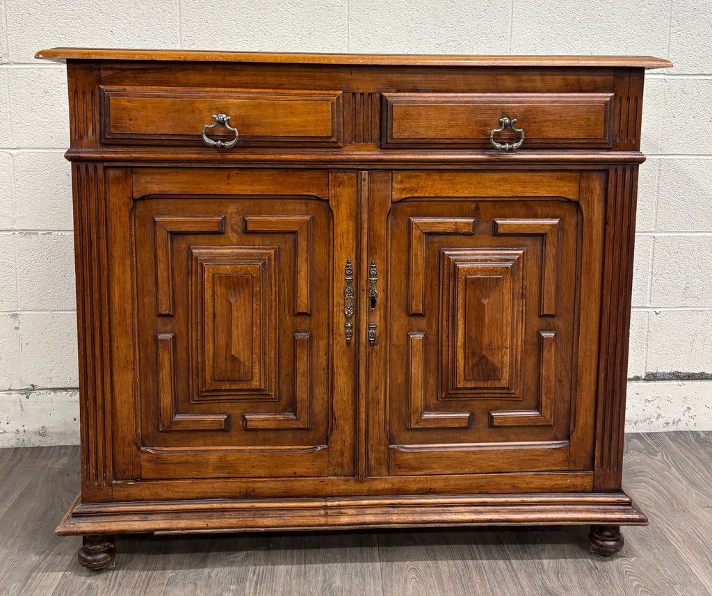 Antique French Renaissance Revival Henri II Style Two-Piece Buffet Deux Corps