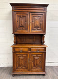 Antique French Renaissance Revival Henri II Style Two-Piece Buffet Deux Corps