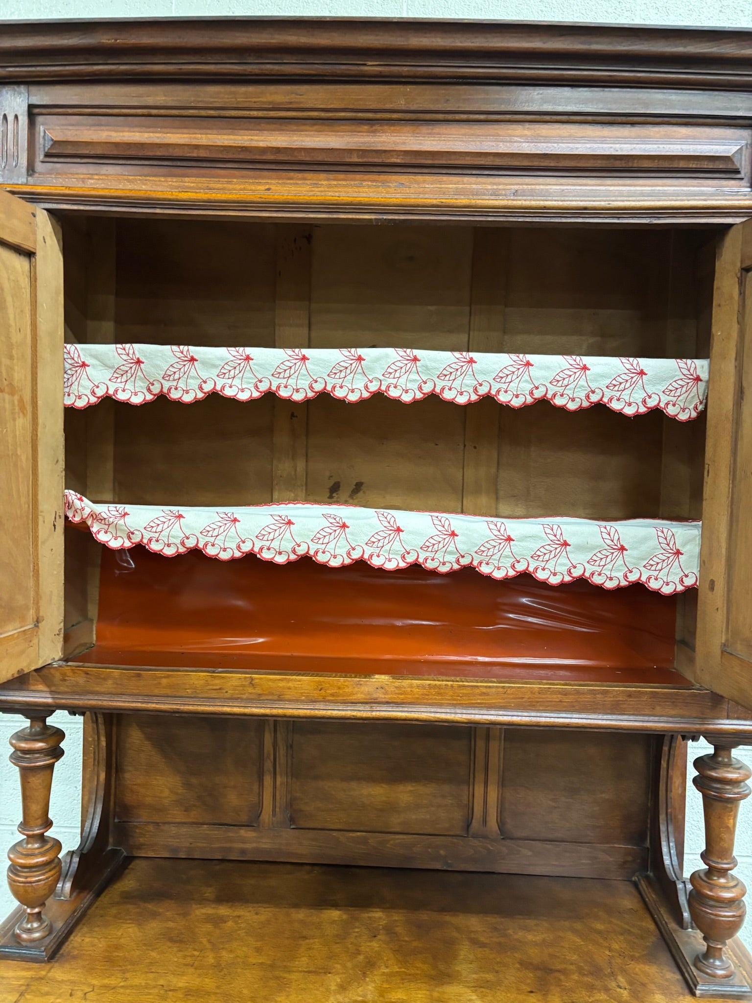 Antique French Renaissance Revival Henri II Style Two-Piece Buffet Deux Corps