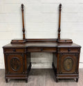 Antique Berkey & Gay Mahogany Vanity or Kneehole Desk
