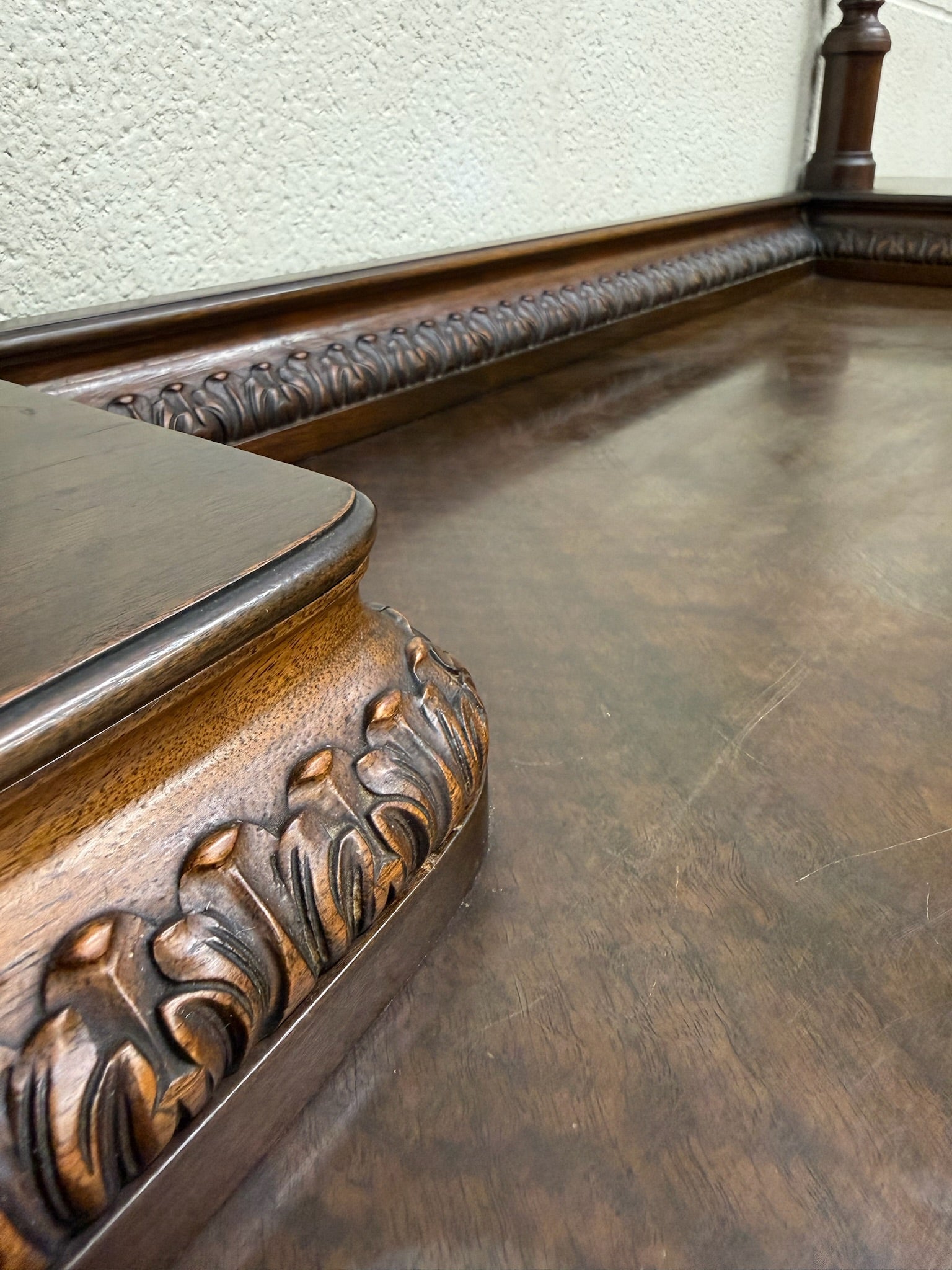 Antique Berkey & Gay Mahogany Vanity or Kneehole Desk