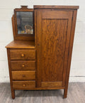Antique Arts & Crafts Mission Quarter Sawn White Oak Gentleman’s Chiffonier