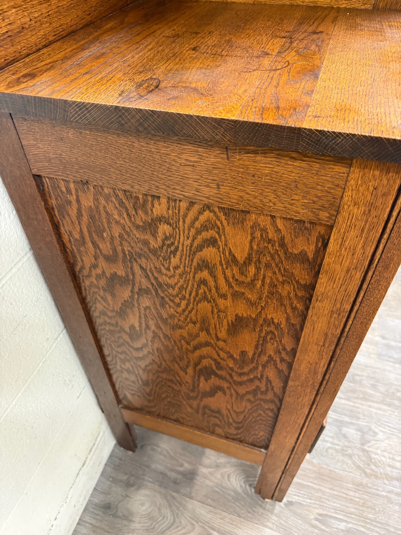 Antique Arts & Crafts Mission Quarter Sawn White Oak Gentleman’s Chiffonier