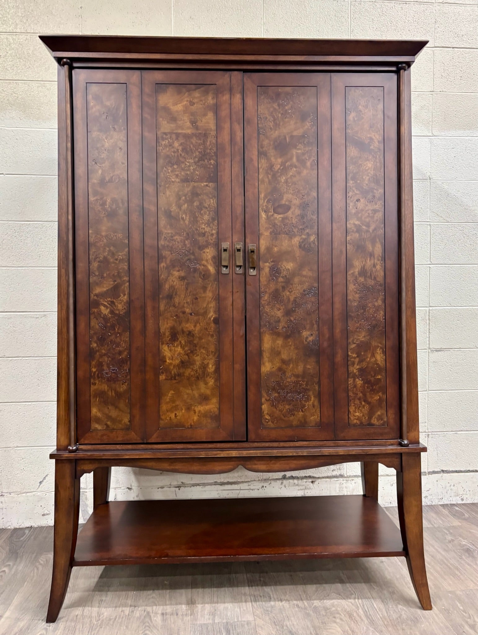 Contemporary Entertainment Armoire Media Cabinet