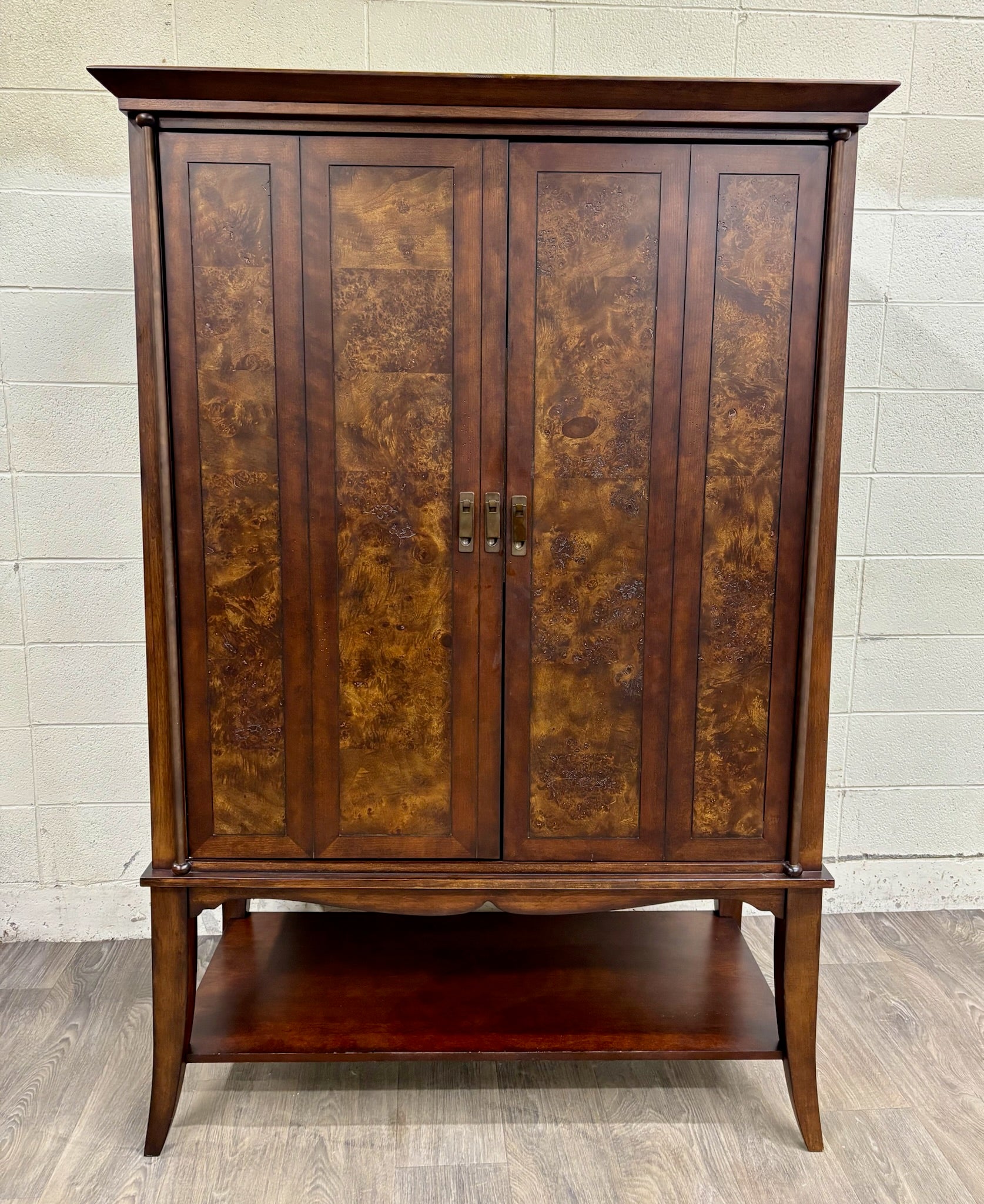 Contemporary Entertainment Armoire Media Cabinet