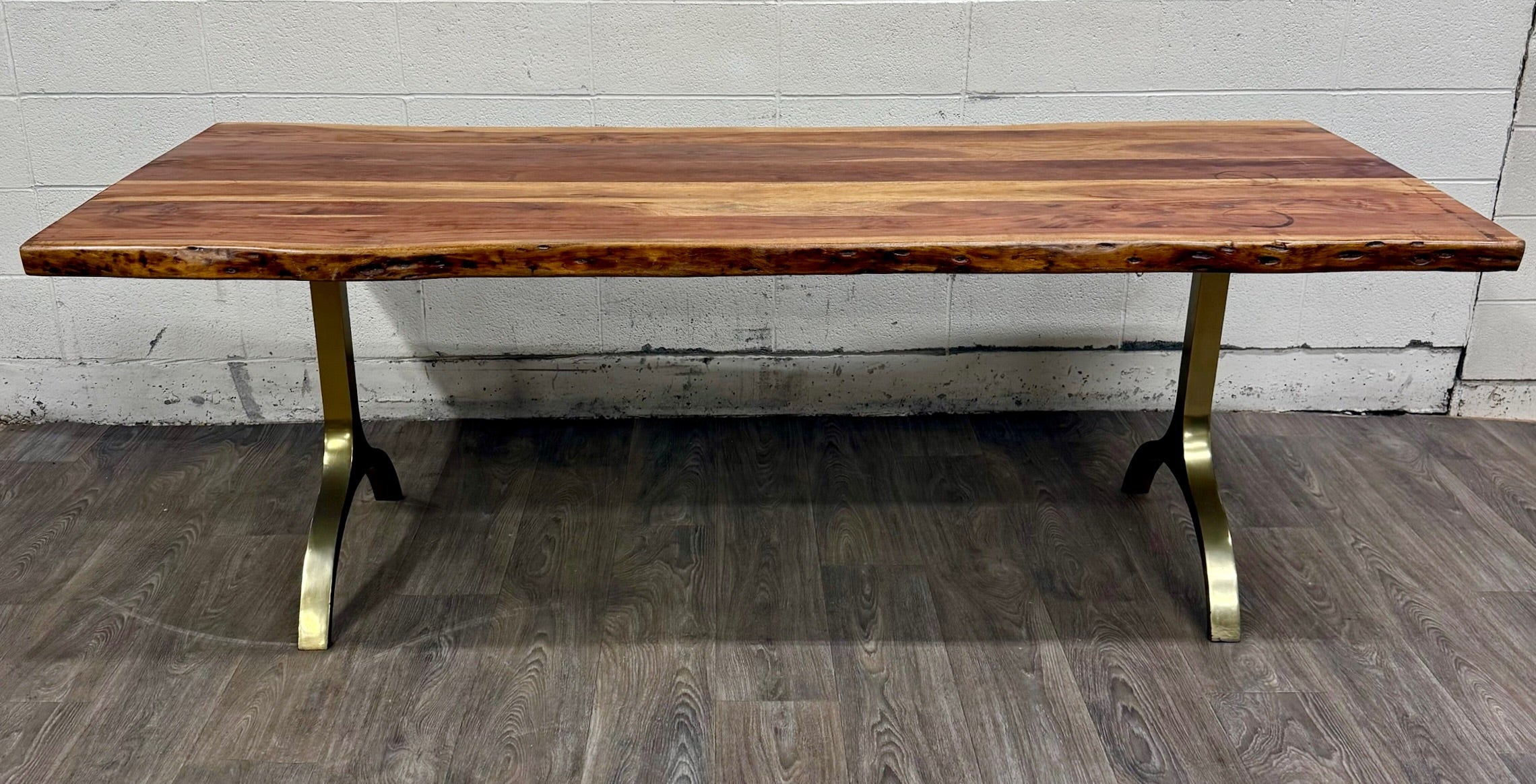 West Elm Live Edge Acacia Wood Dining Table
