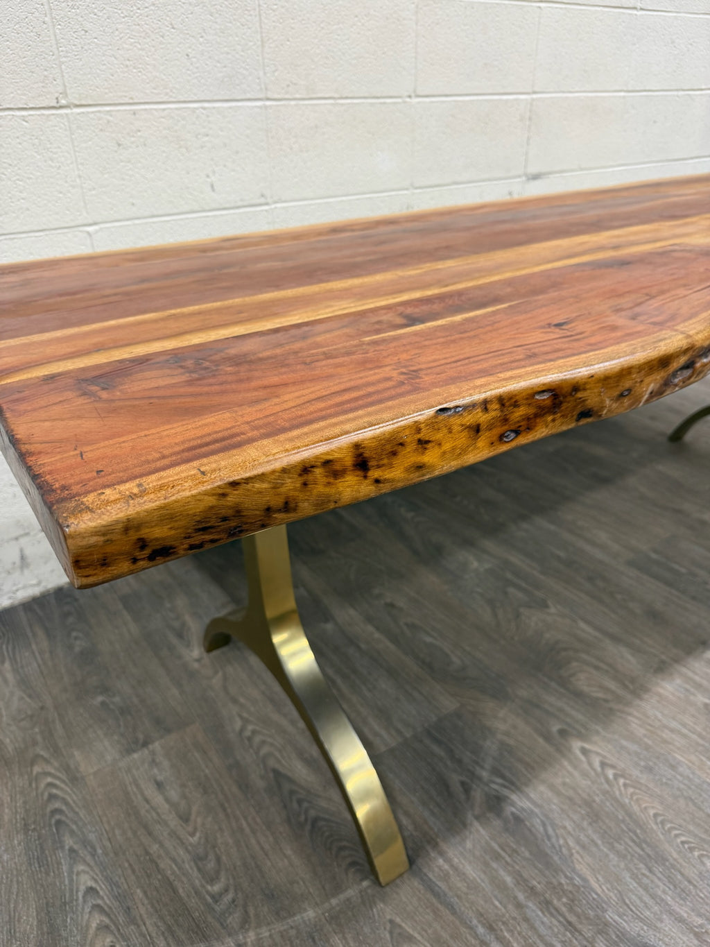 West Elm Live Edge Acacia Wood Dining Table