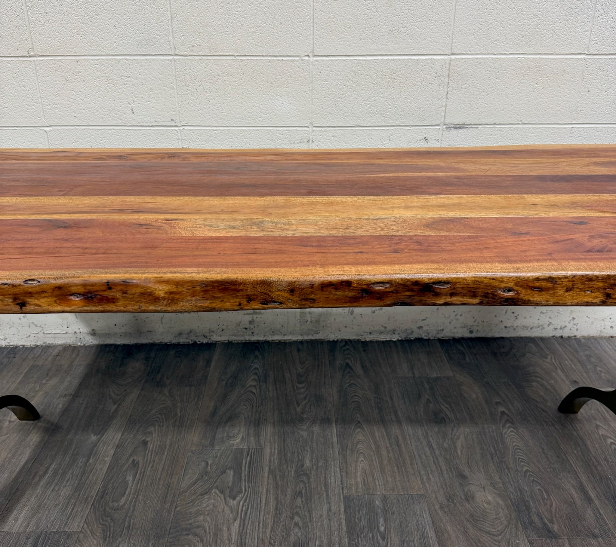 West Elm Live Edge Acacia Wood Dining Table