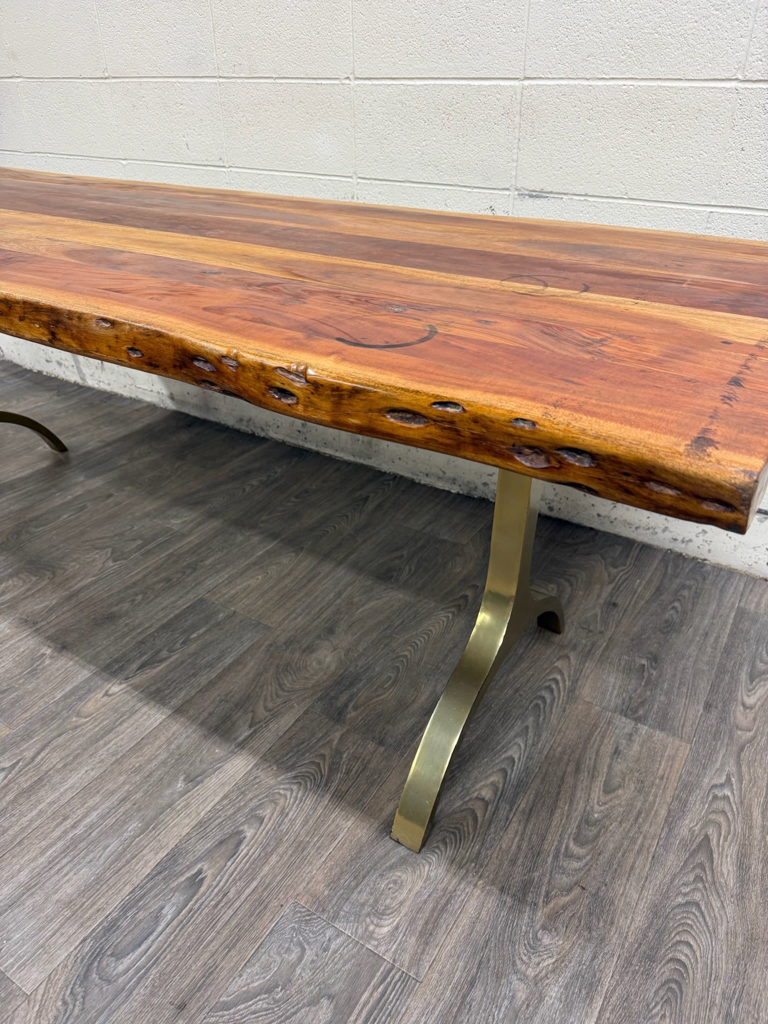 West Elm Live Edge Acacia Wood Dining Table