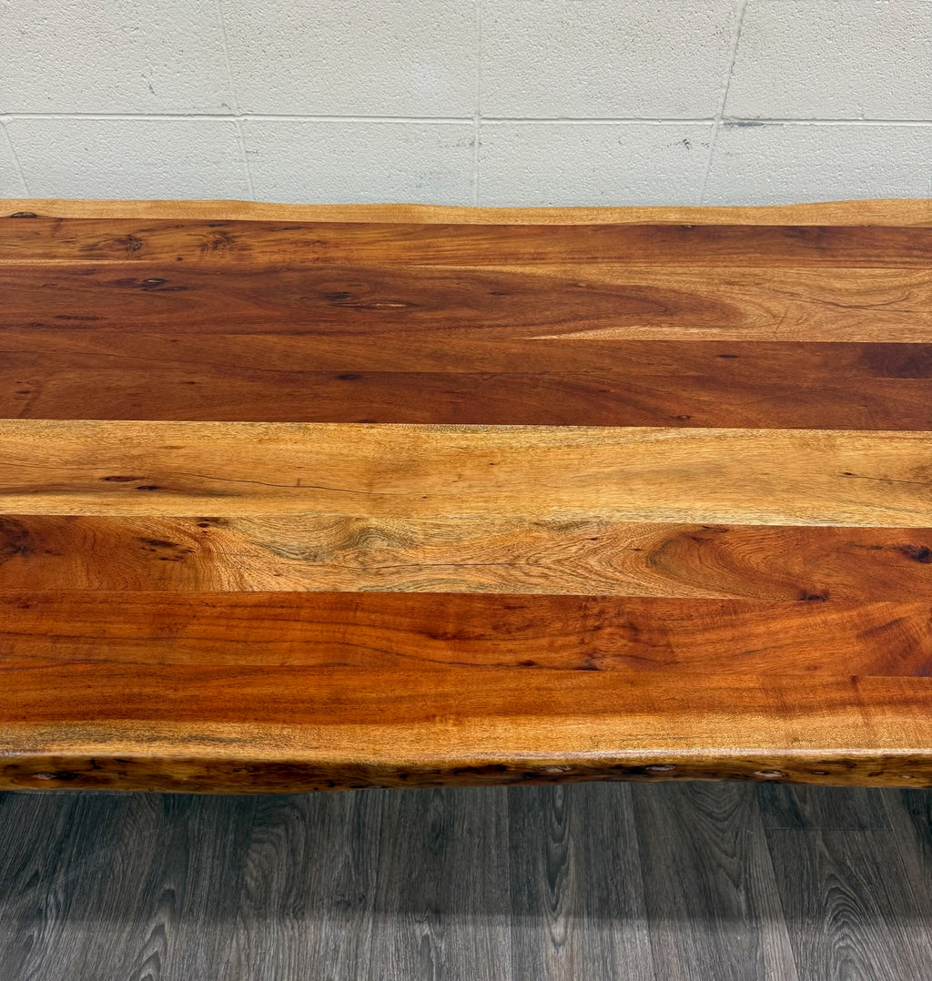 West Elm Live Edge Acacia Wood Dining Table