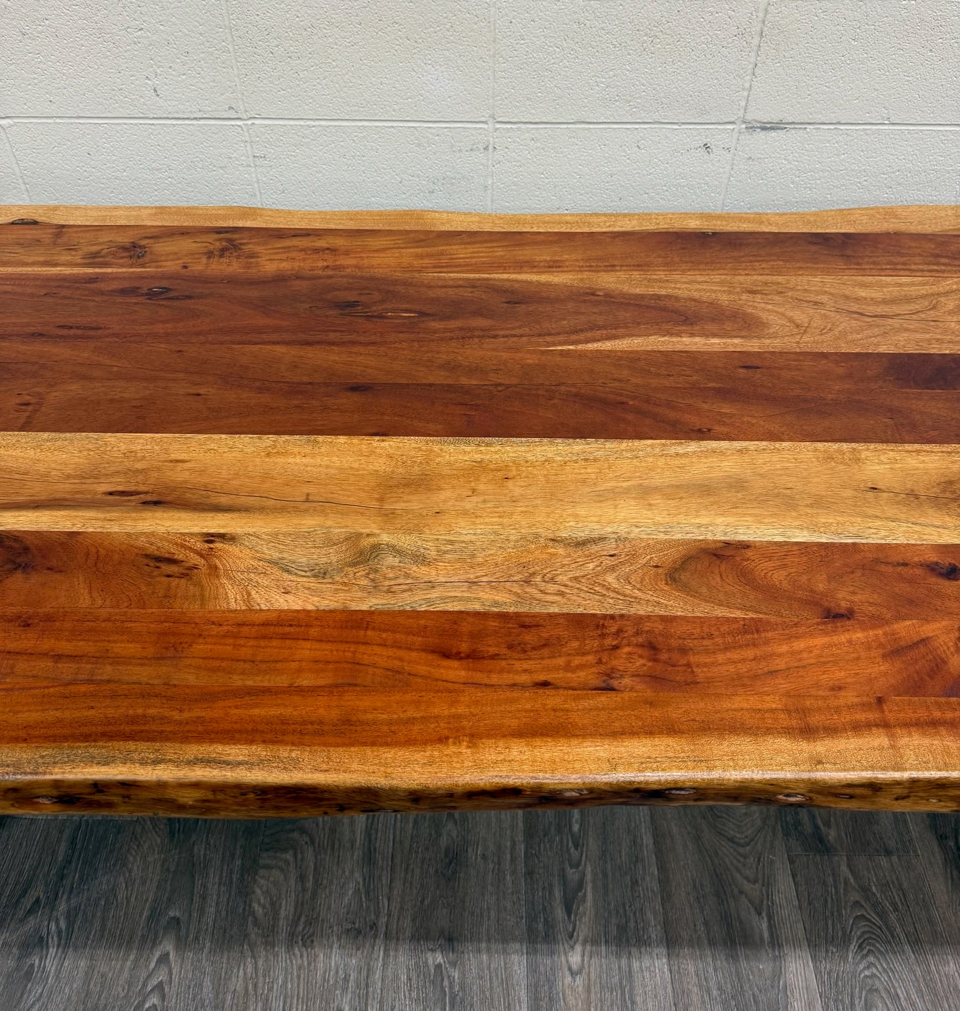 West Elm Live Edge Acacia Wood Dining Table