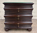 Vintage Tommy Bahama Royal Kaha Black Sands Mahogany Lamp Table Chest Nightstand