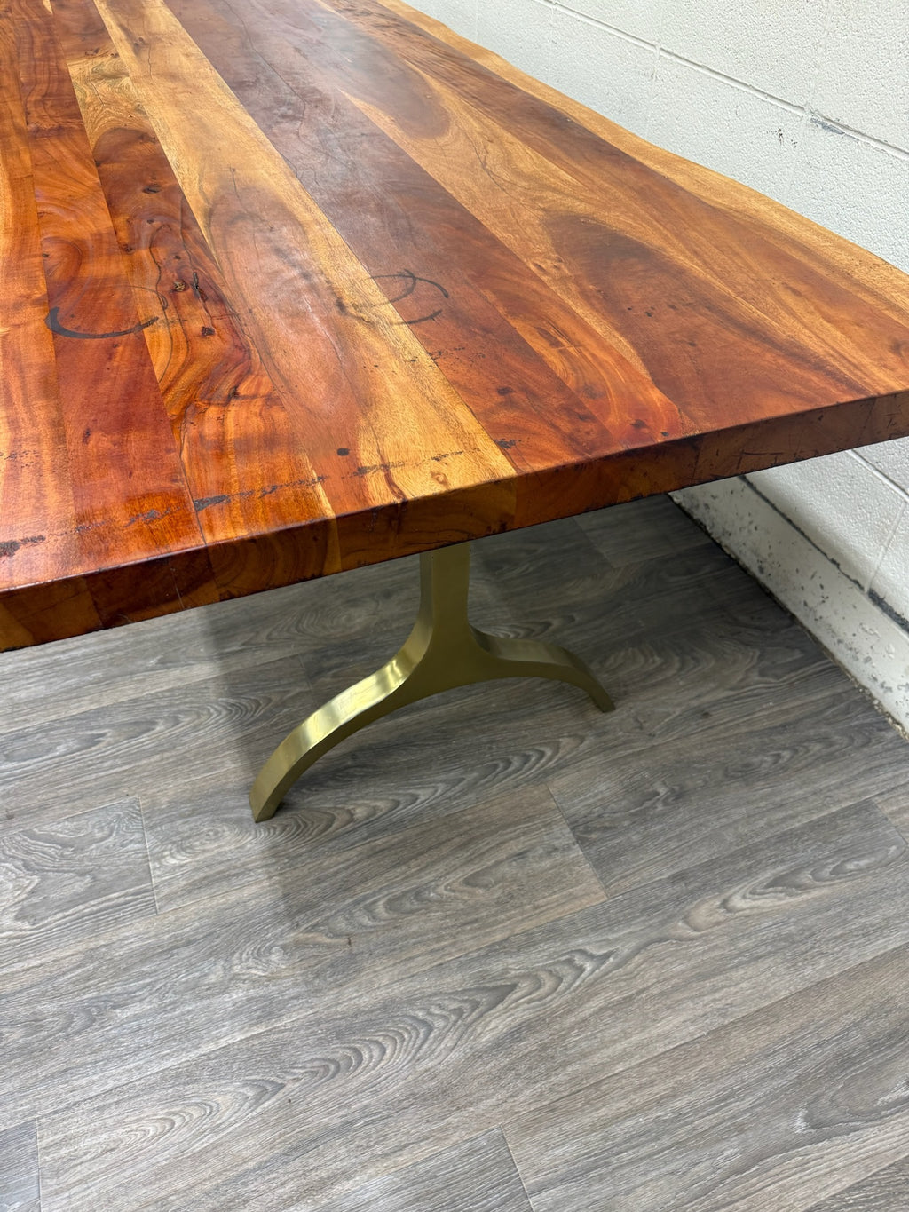 West Elm Live Edge Acacia Wood Dining Table