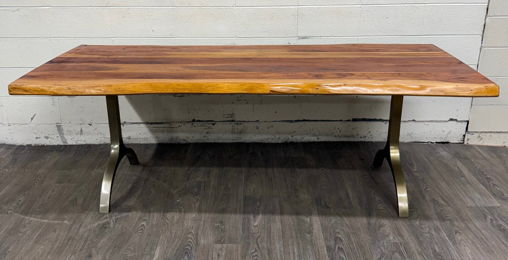 West Elm Live Edge Acacia Wood Dining Table