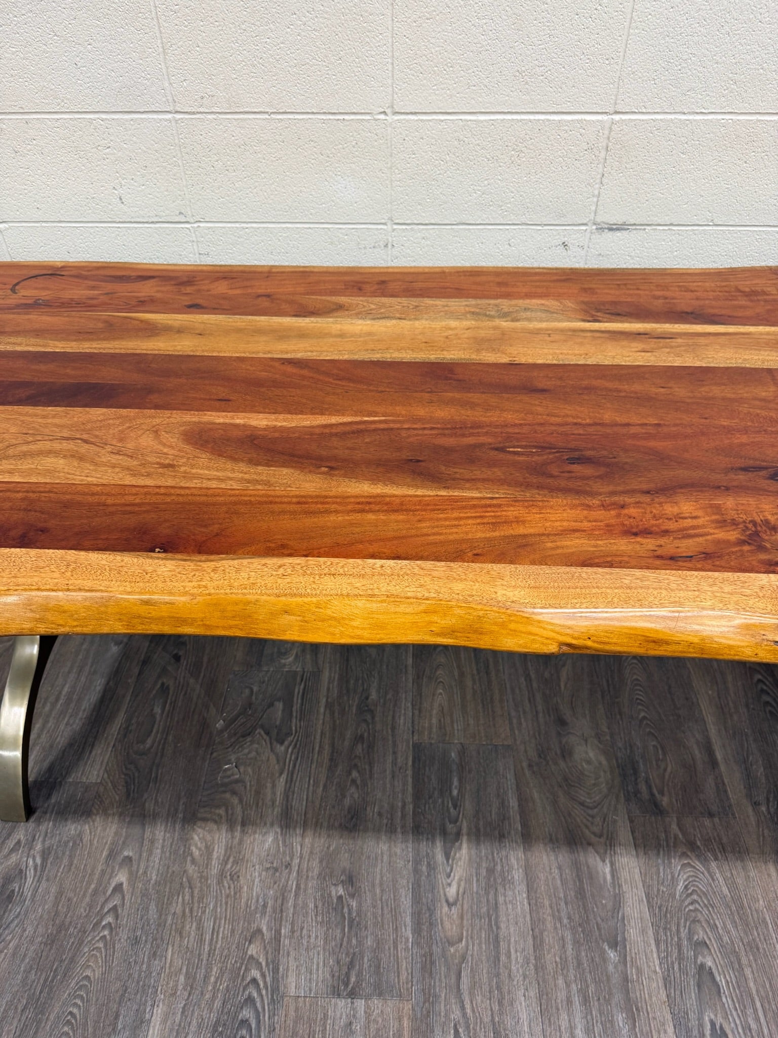 West Elm Live Edge Acacia Wood Dining Table