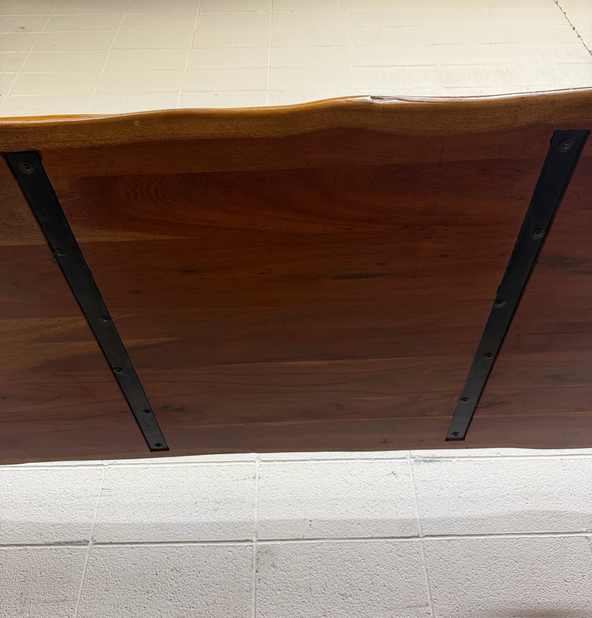 West Elm Live Edge Acacia Wood Dining Table