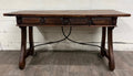 Vintage Spanish Colonial Style Writing Desk Library Table