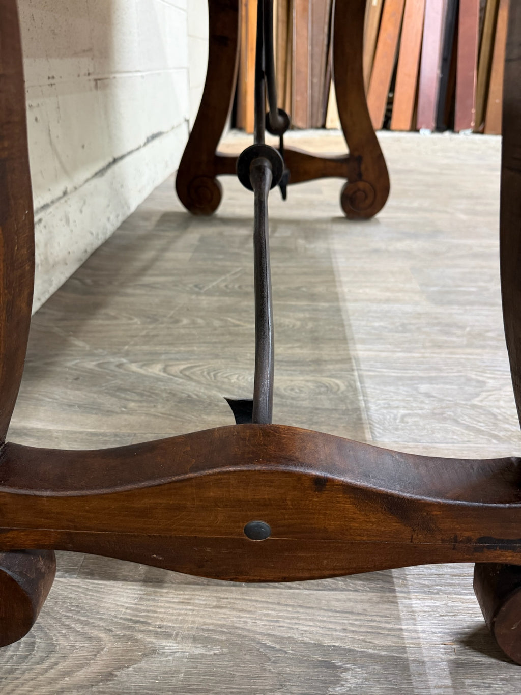 Vintage Spanish Colonial Style Writing Desk Library Table