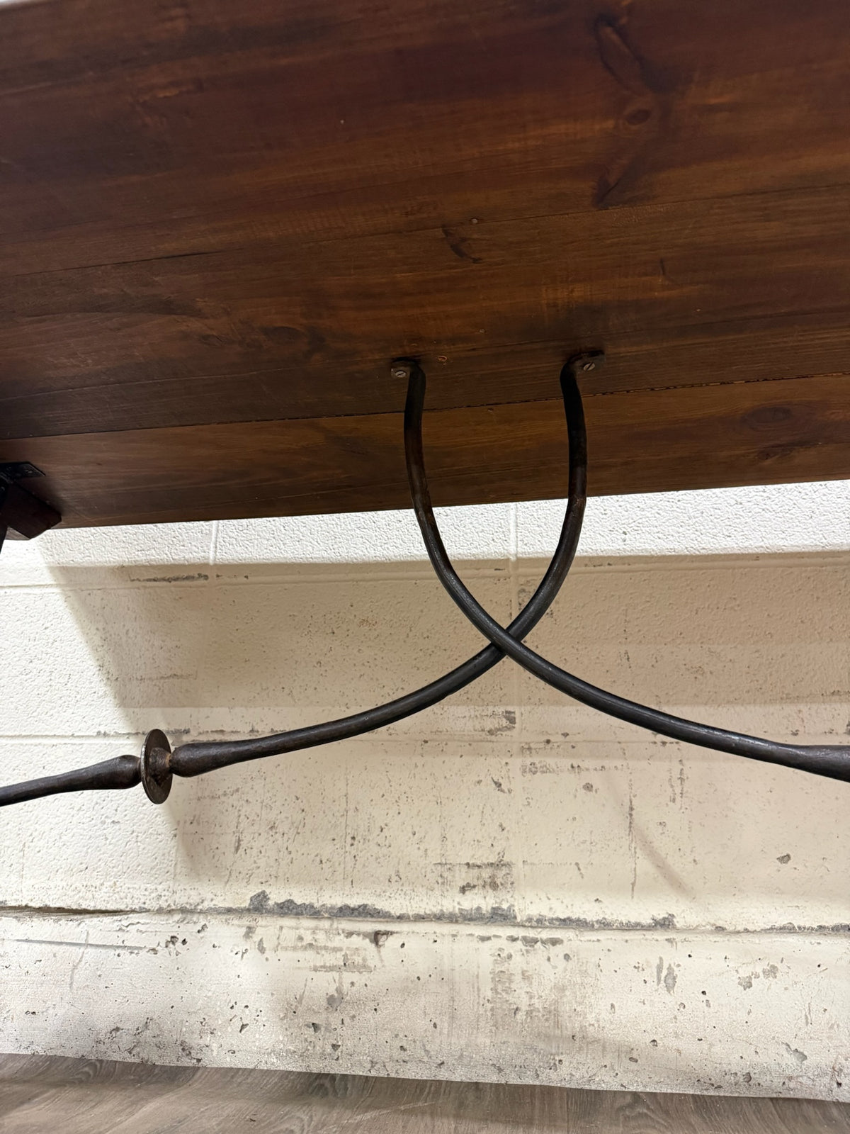 Vintage Spanish Colonial Style Writing Desk Library Table