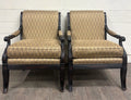 Vintage C.R. Laine French Louis XVI Style Designer Accent Chairs - Pair
