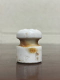 Antique Small White Ceramic Electrical Wire Insulator