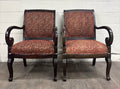 Vintage Flexsteel French Empire Style Armchairs - Pair