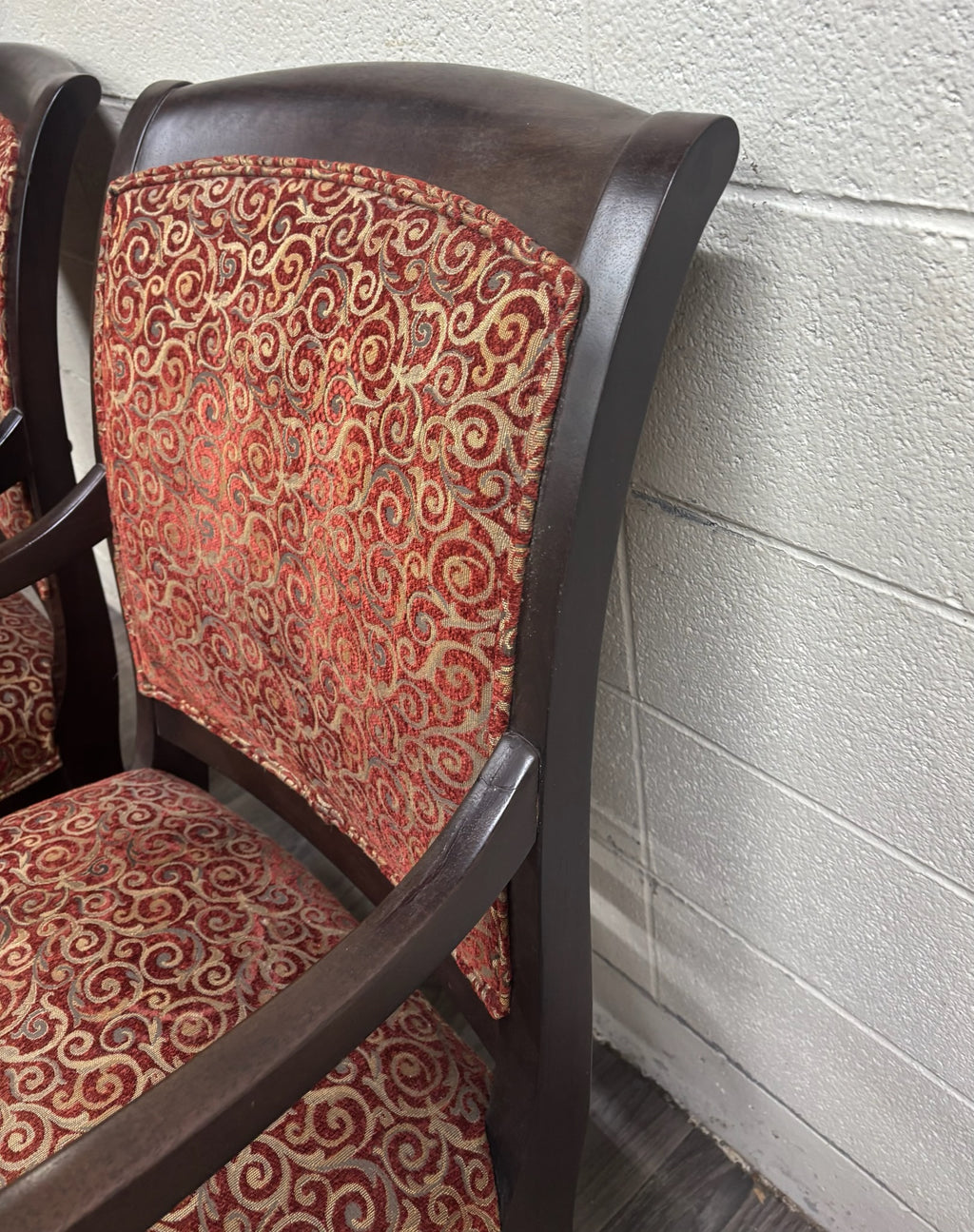 Vintage Flexsteel French Empire Style Armchairs - Pair